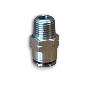 Lincoln Industrial 244047 Quicklub 1/4" Tube x 1/8" NPT Male Straight Quicklinc Fitting for Nylon Tubing