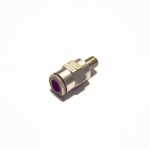 Lincoln Industrial 244055 Quicklube 1/4" Tube x 1/4-28" Male Straight Quicklinc Push-In Style Fitting for Nylon Tubing