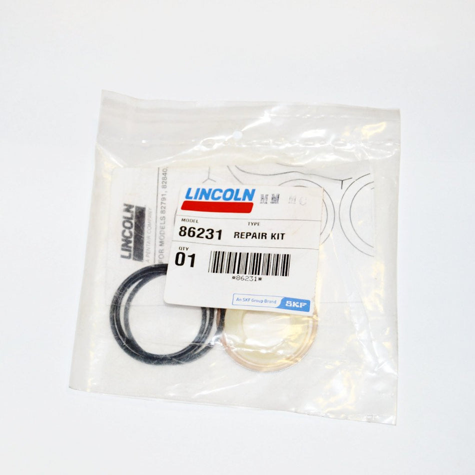 Lincoln Industrial 86231 Repair Kit for PowerMaster Drum Pumps Shovel Type Foot Valve