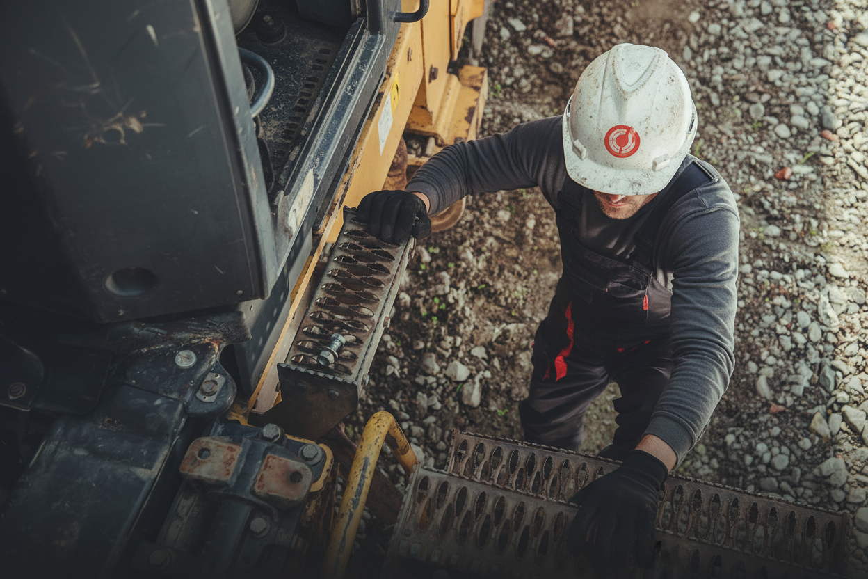Industrial Worker with Updated Gear